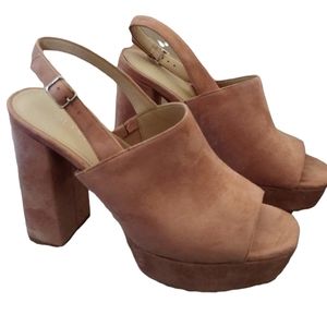 GUESS Pink Heels Size 8